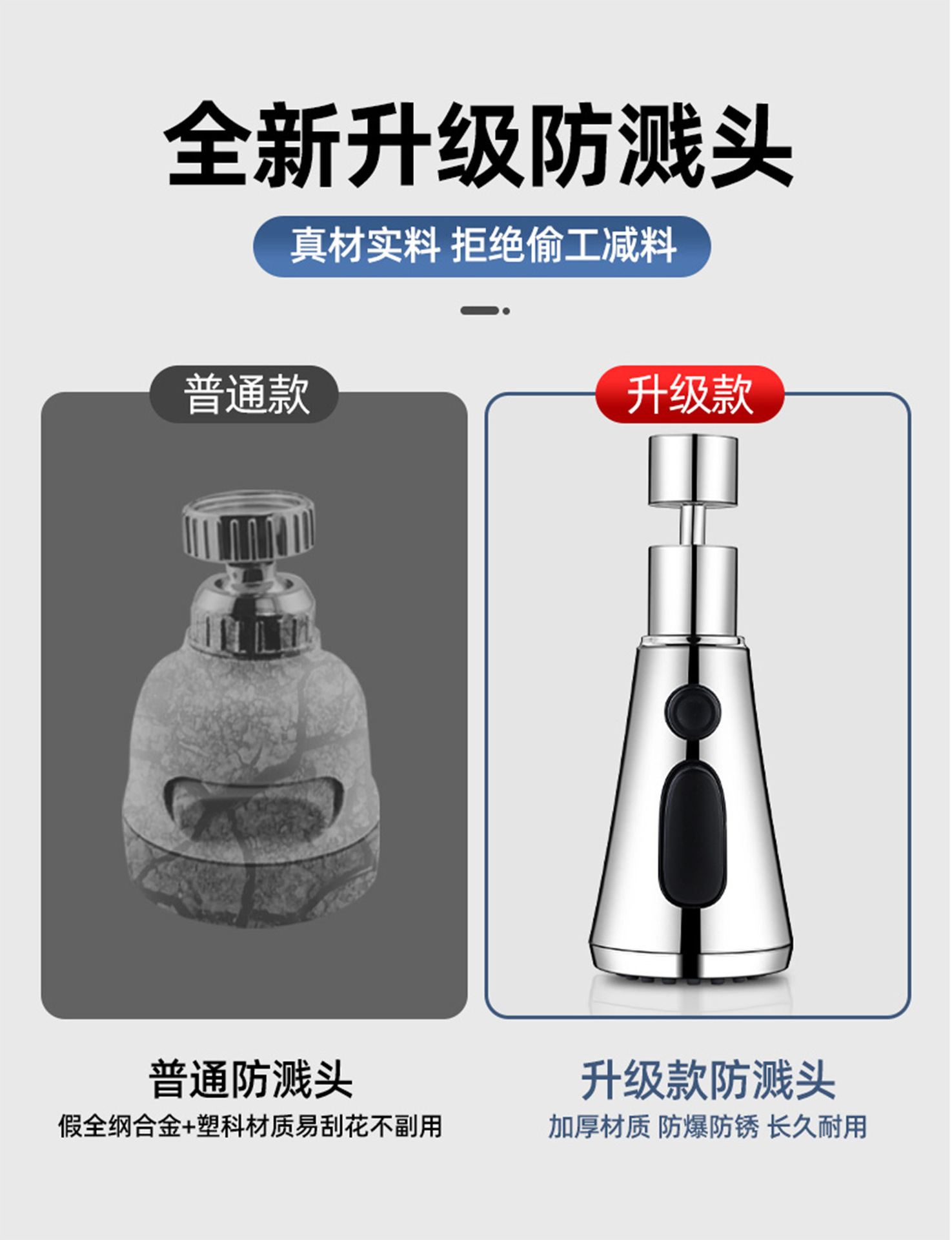 厨房水龙头延伸神器防溅自来水嘴万能接口万象可旋转起泡增压花洒详情3