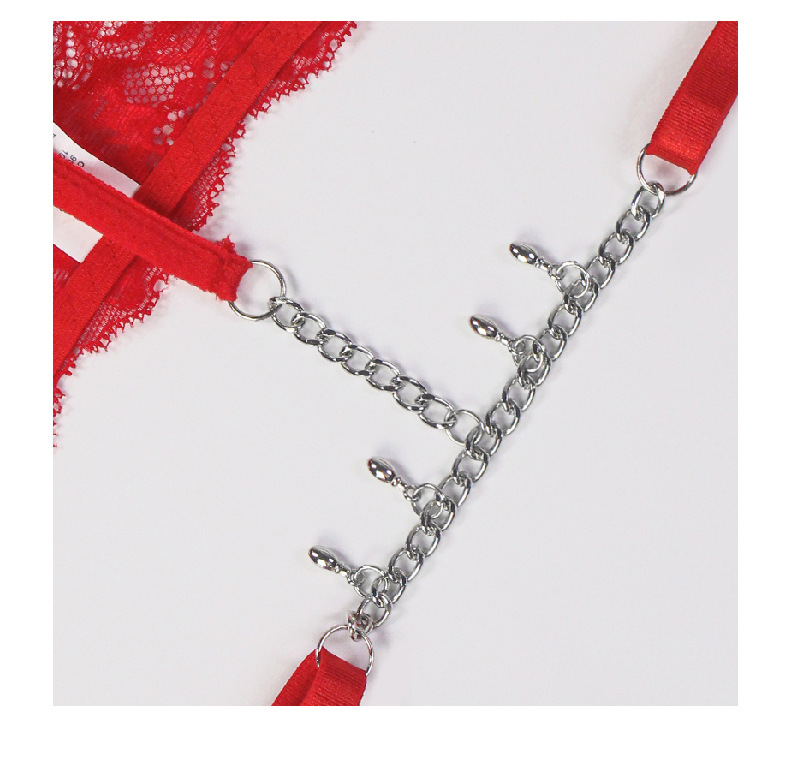 Olivia's Night亚马逊欧美风性感蕾丝链条吊坠饰品丁字裤透气魅力四季通用内裤详情8