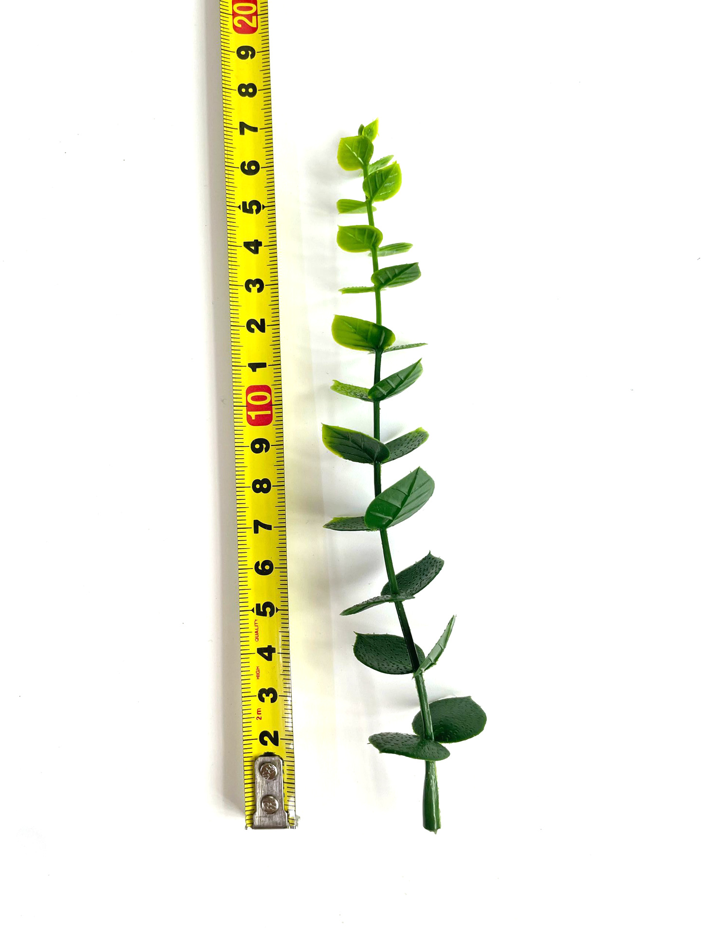 厂家批发仿真尤加利金钱草桉树叶绿植塑料水草假花配件办公园艺装饰详情5