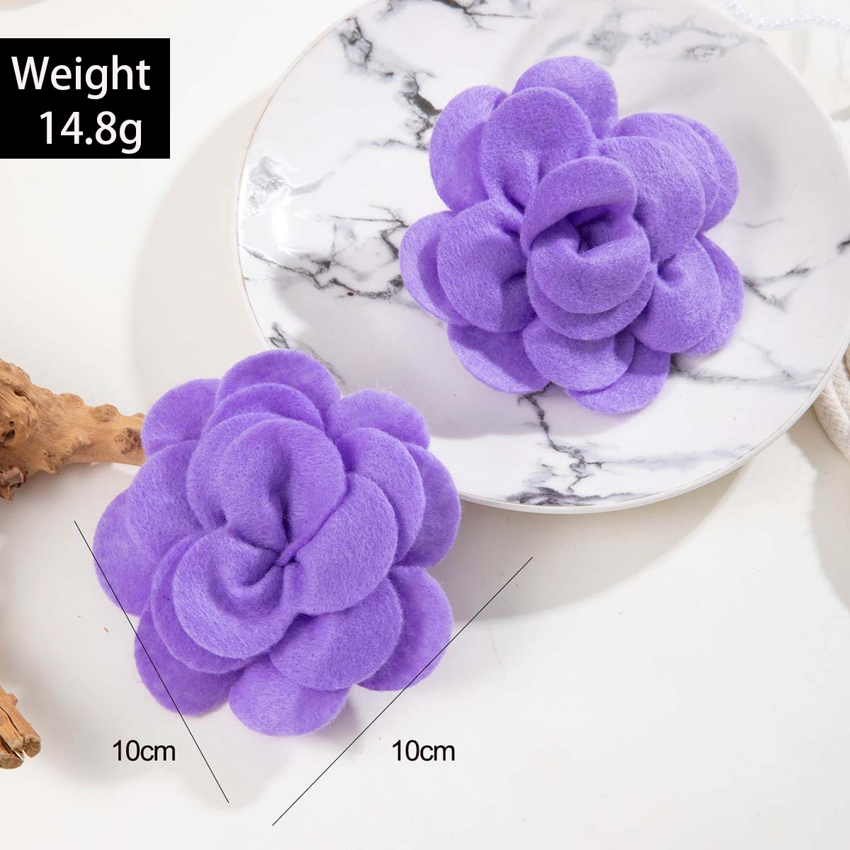 欧美跨境个性饰品紫色椭圆松石耳坠小众设计感玫瑰花朵耳环耳饰女详情15