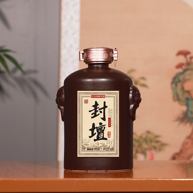 1斤装陶瓷酒瓶白酒坛酒瓶厂家批发白酒坛子储酒罐密封封坛白酒详情11