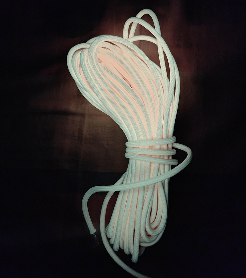 7芯4mm夜光伞绳户外多功能登山伞兵牵引编织绳天幕防风绳可定尺寸详情16