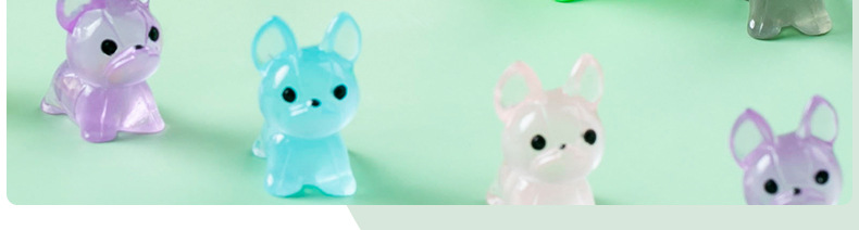Creative and cute luminous puppy Mengli diy decorative blind bag accessories Micro-landscape desktop car small ornaments pic 37