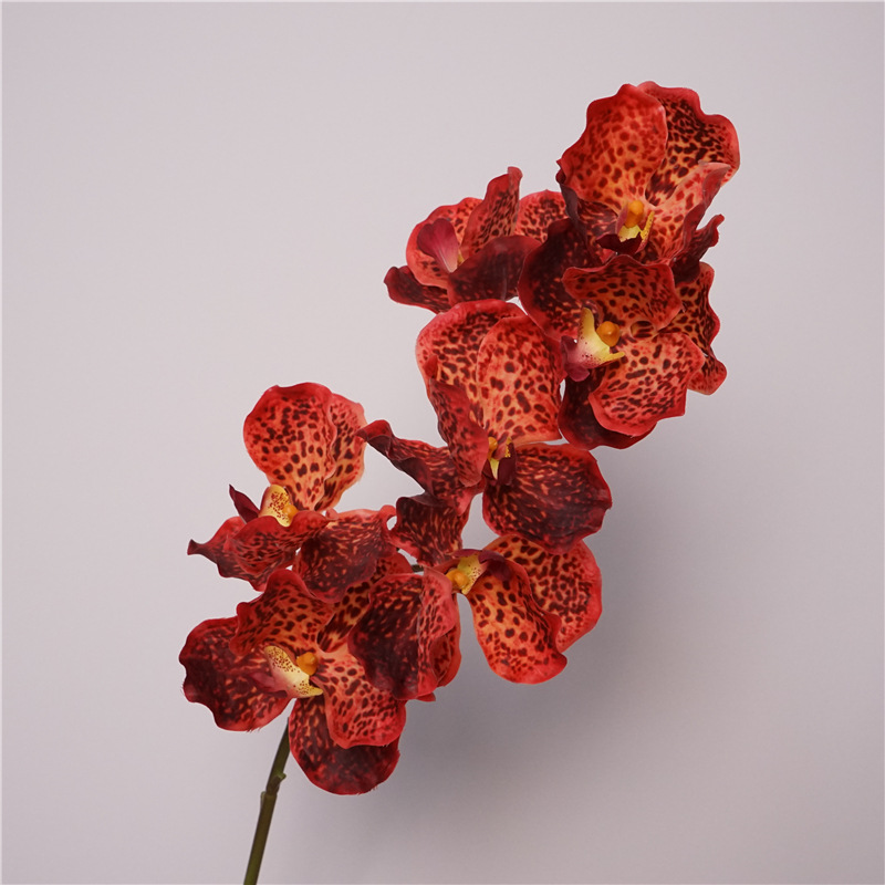 高品质仿真花手感万代兰婚庆家居装饰花软装插花胡姬兰胸花手捧花详情6