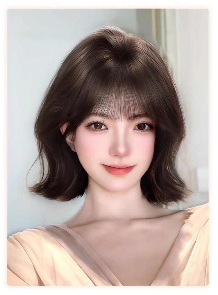 【Wendy短发】假发女隐形无痕仿真发新款韩系减龄短卷发全头套详情9