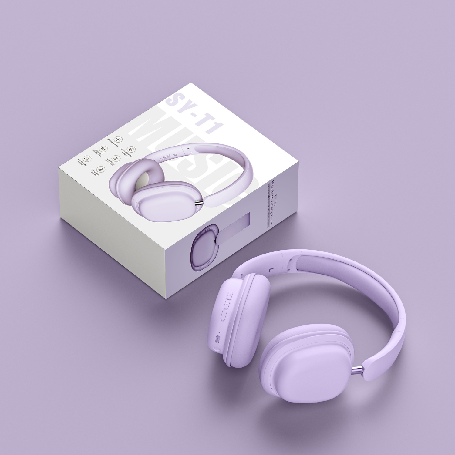 Cross-border new bestseller wireless headphones, Bluetooth gaming headphones, high-battery brand headsets, factory wholesale pic 29