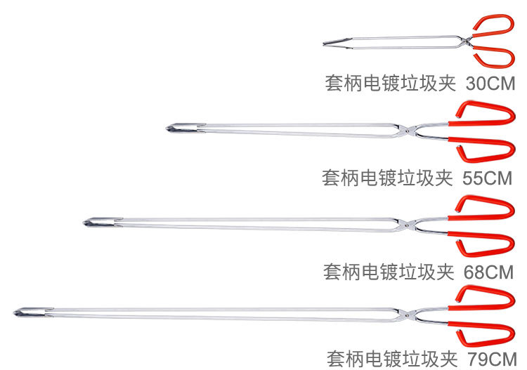 Sanitation garbage picker, fire tongs, coal tongs, long-handled garbage tongs, object remover, manual iron tongs, extended handle tongs pic 11