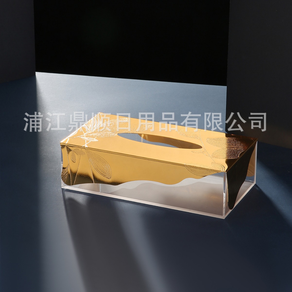 中东轻奢水晶纸巾盒客厅餐桌茶几收纳高档铁艺电镀餐巾抽纸盒跨境详情2