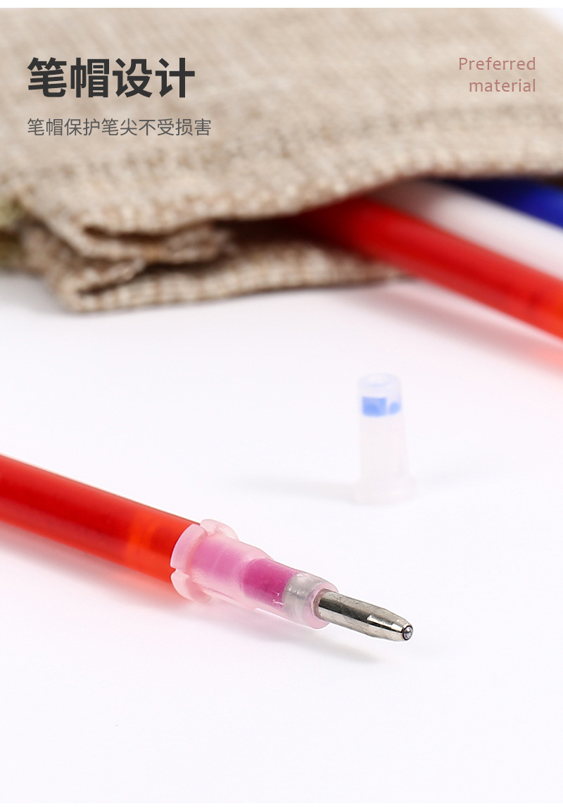 高温消色笔芯服装裁剪定位专用记号笔高温熨烫自动褪色笔芯批发详情9