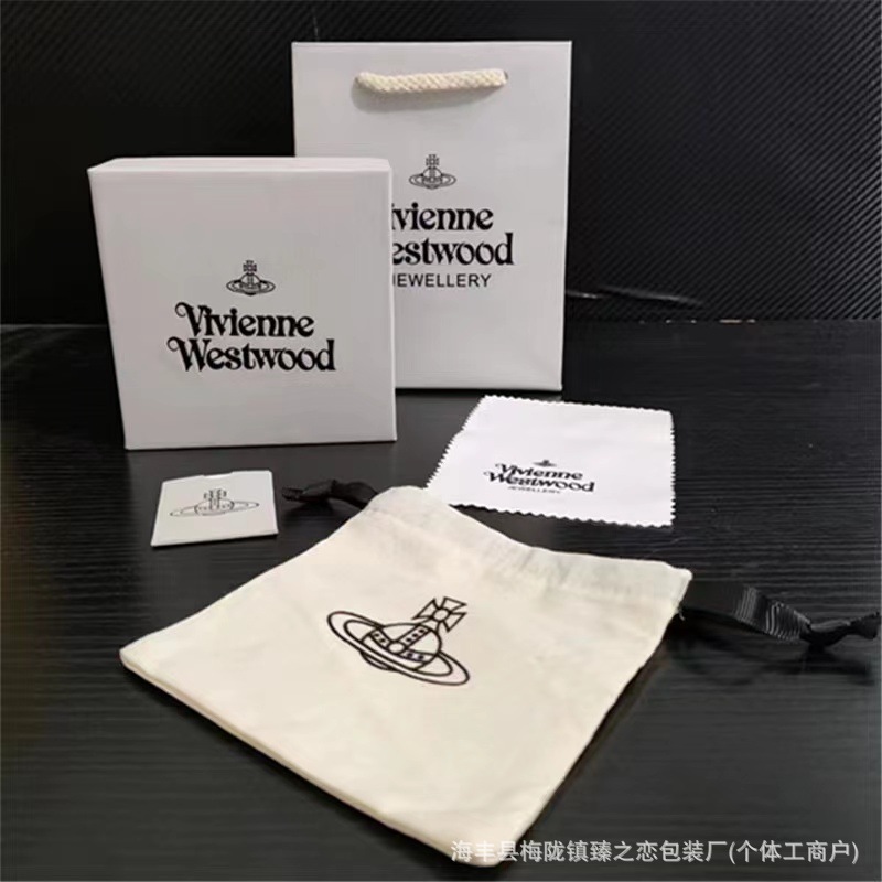 24新版西太家包装盒西太后土星项链同款包装盒烫金珍珠礼盒详情4