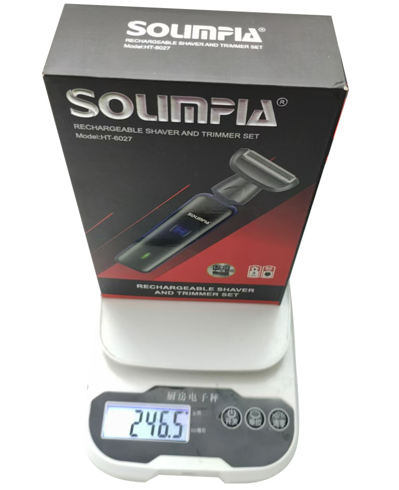 SOLIMPIA多功能电动理发器3合1剃须刀鼻毛刀修剪器剃头刀发廊推子详情24