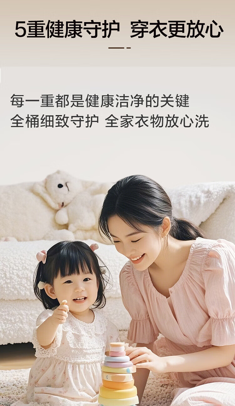 海尓波轮洗衣机全自动家用12公斤大容量新款直驱变频一级洗衣机详情10