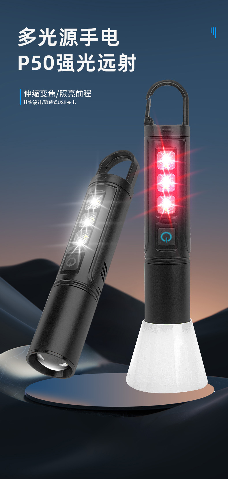 Многофункциональная горелка H20 lightning lightning COB с боковой лампой lightning cob pic 13