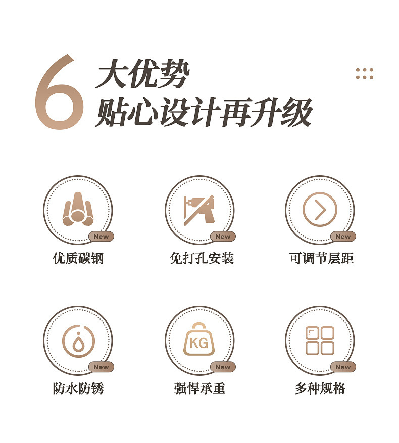 多层厨房置物架锅架下水槽收纳架家用橱柜内锅具整理架日用百货详情2