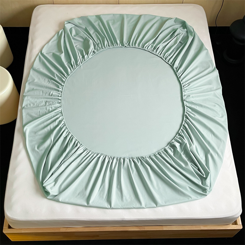 Long-staple cotton single item, all-cotton brushed quilt cover bed, simple pigment color pure cotton autumn and winter 1.8m bedding pic 176