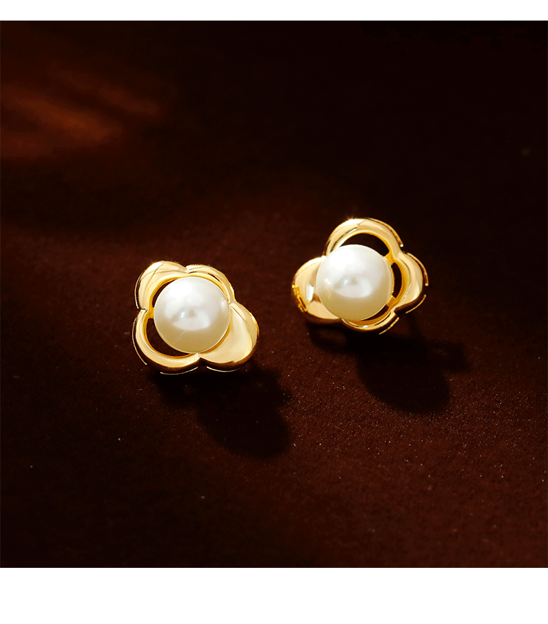 Hyacinth pearl aretes mujer 2025 tik yin boom aretes estilo francés premium sentido pequeña fragancia orejeras nicho temperamento orejeras pic 2