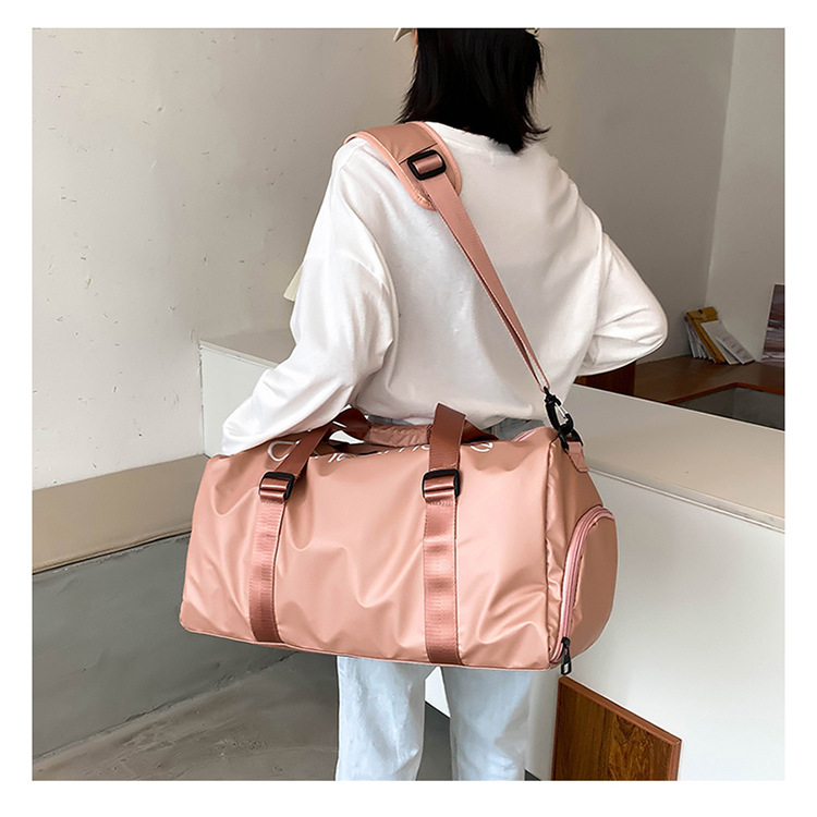 可套拉杆大容量手提旅行包通用干湿分离运动健身收纳包出差行李包详情47