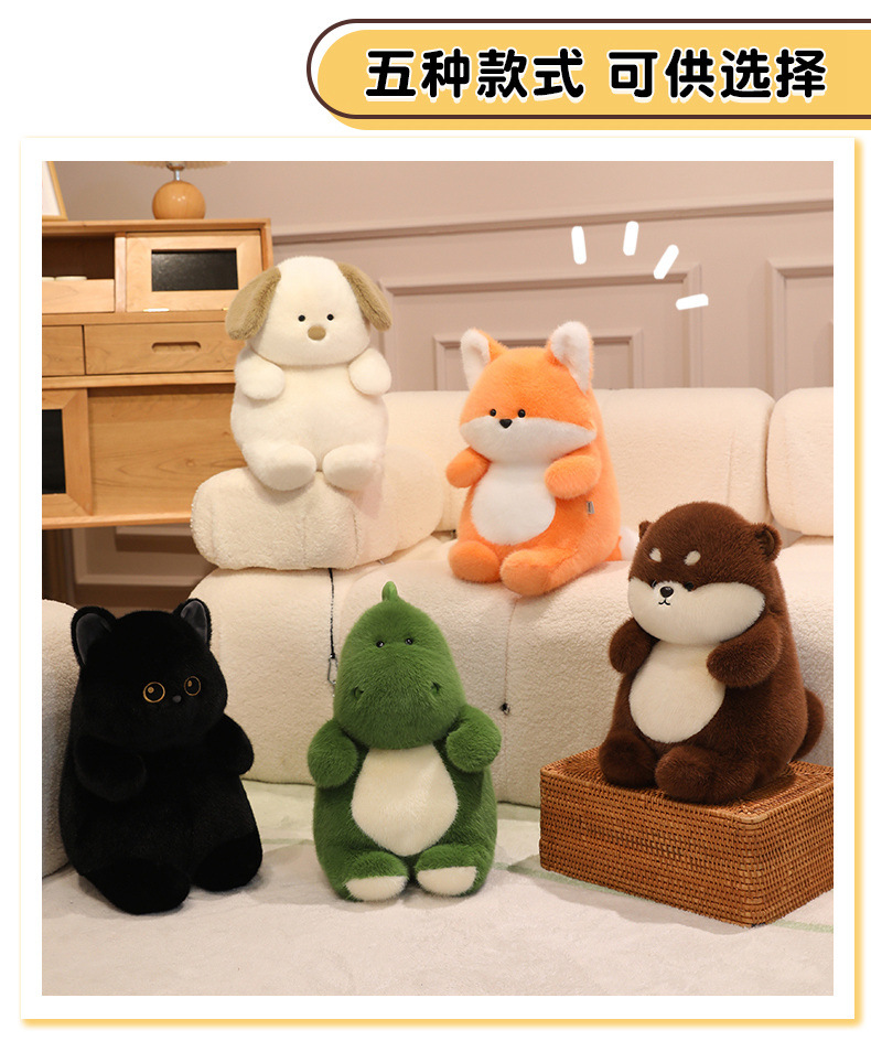 Lazy Animal series dolls, little fox plush toys, sleeping table companions, plush figurines, birthday gifts for children pic 9