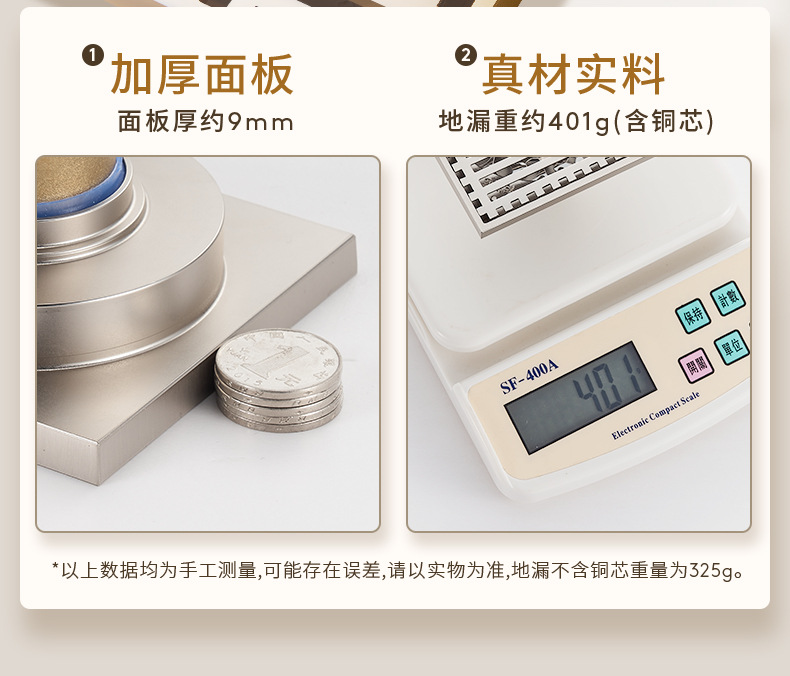 Old Coppersmith pure copper floor drain, cream wind large flow volume floor drain, washing machine, bathroom, shower, all-copper floor drain, anti-odor pic 11