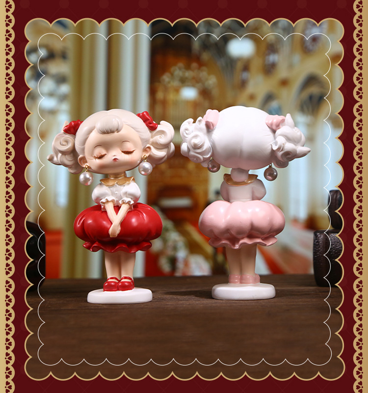 Pearl Girl Lustrous ornaments, resin dolls, trendy toys, cute desktop decorative ornaments, doll wholesale pic 11