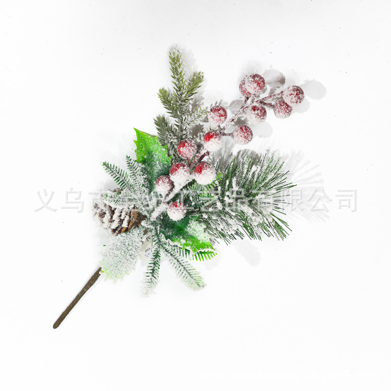 圣诞节日用品一站式购买 圣诞喷雪花插支创意摆件 圣诞装饰品精选 圣诞氛围布置必备品详情4
