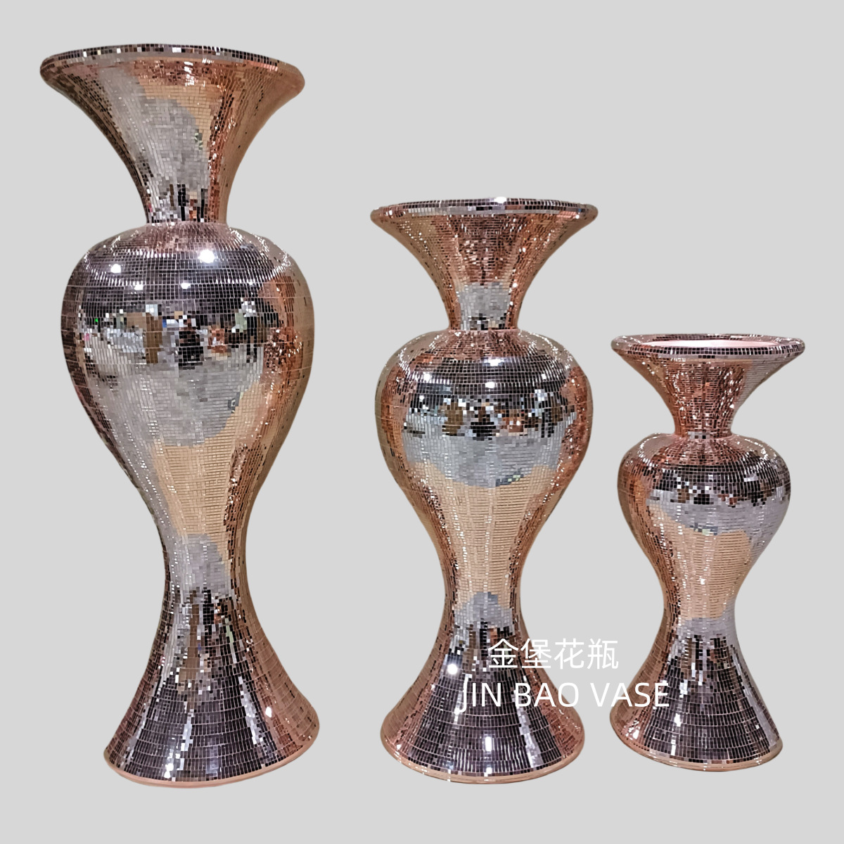 New desk lamp base with pearl surface, fiberglass reinforced plastic floral arrangement, flower vase, hotel, shopping mall, front desk, study, and decorative item pic 14