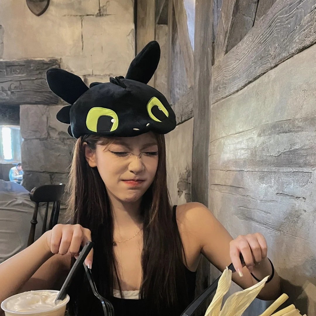 网红同款搞怪无牙仔帽子女秋冬卡通可爱情侣拍照头套成人贝雷帽详情4