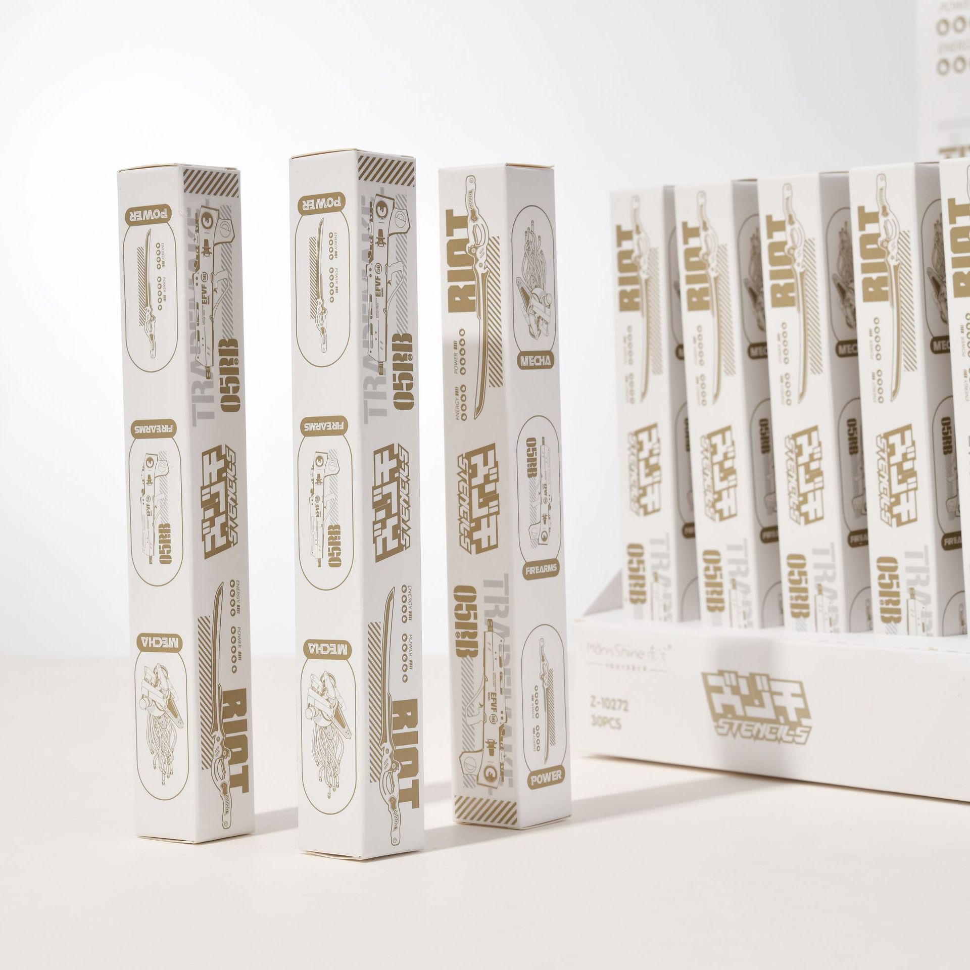 晨兮创意装甲部队按动中性笔盲盒ST笔尖0.5mm黑笔中小学生习题笔详情13