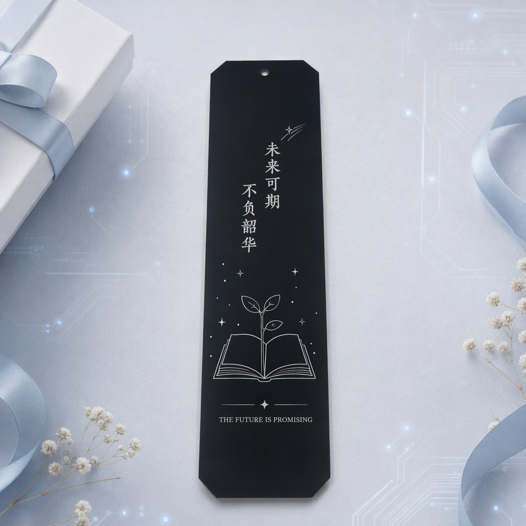 定制uv打印黑色亚克力ins古风诗词流苏书签毕业礼物书法国潮书签学生阅读标记饰物国风文创礼品礼盒款书页装饰留念小挂件详情7