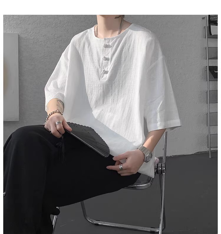 Customized Chinese-style loose Tang T-shirt super factory in Kingston, Washington, USA, based on your provided samples pic 13