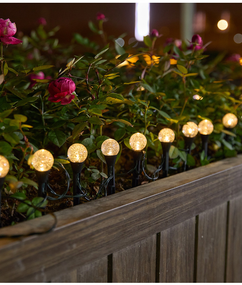 太阳能草坪灯LED彩灯庭院花园路引灯户外防水装饰地插灯串景观灯详情7