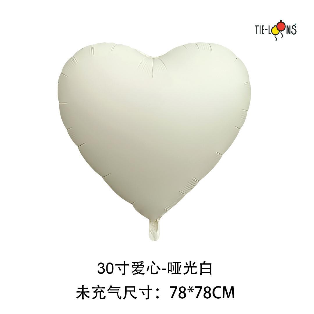 跨境哑光五角星30寸铝箔球生日装饰氦飘铝膜派对批发气球详情4