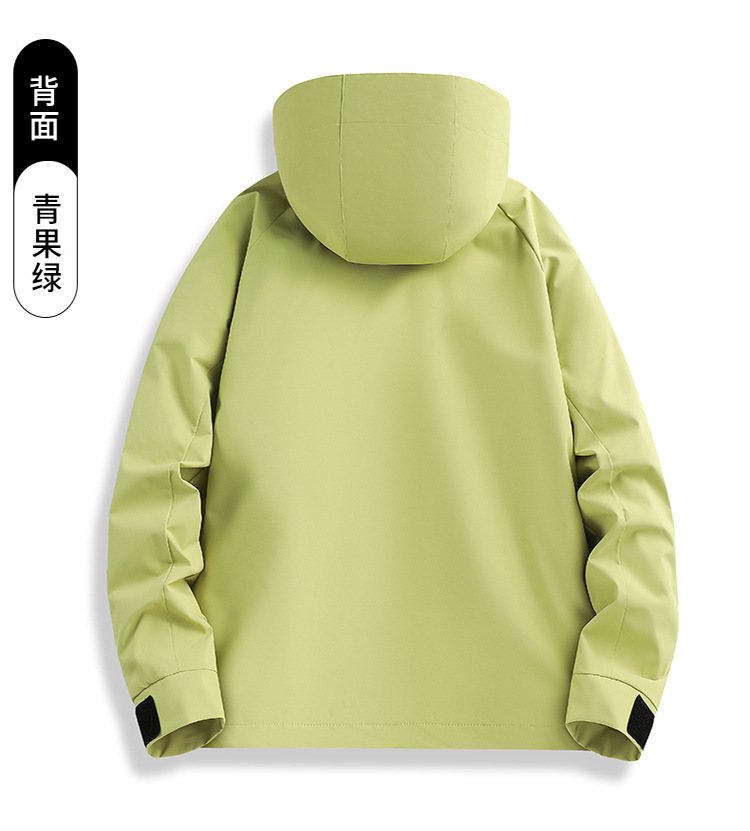 新款冲锋衣女三合一防风防水户外登山服男可拆卸外套团购定制logo详情18