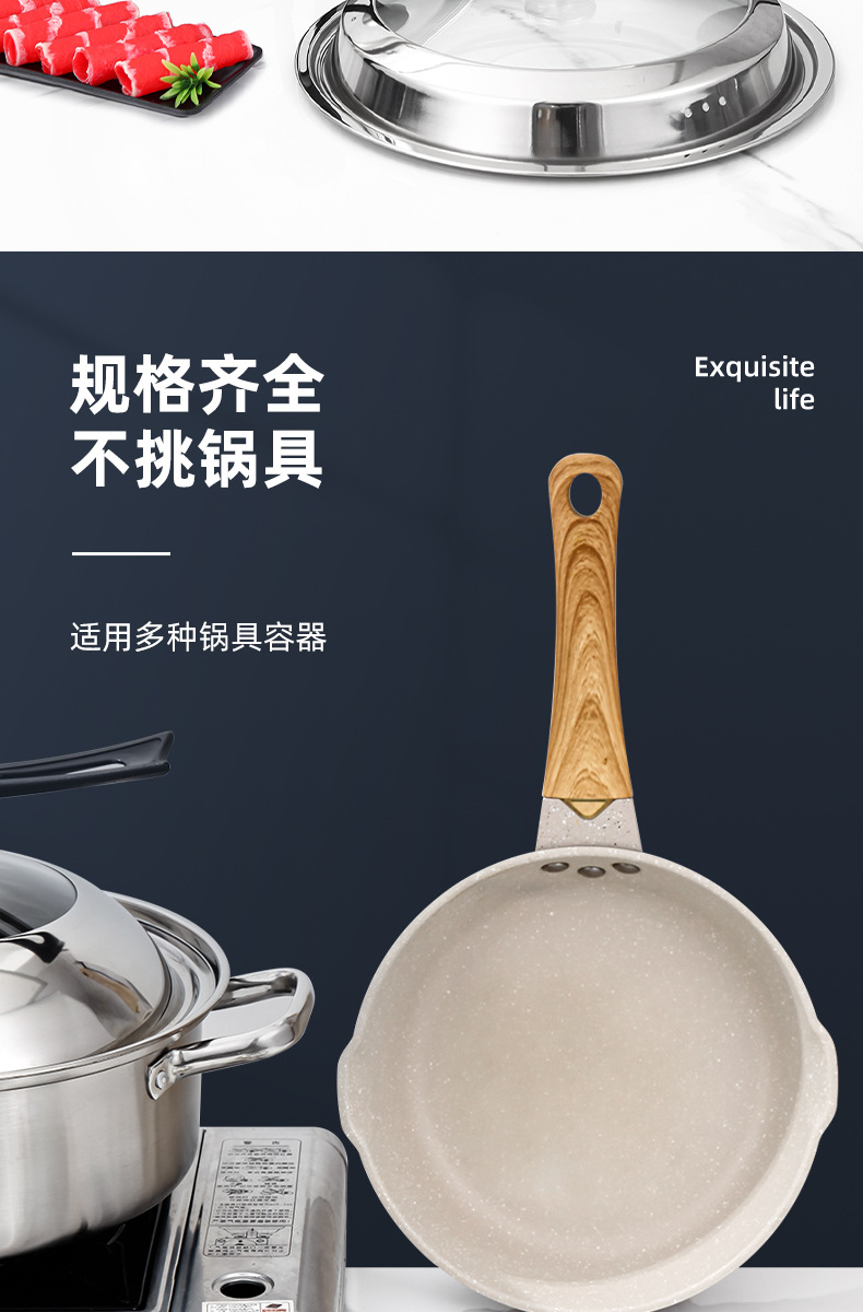 厂家批发不锈钢锅盖家用炒菜锅盖 28-42cm炒锅组合盖大锅盖代发详情7