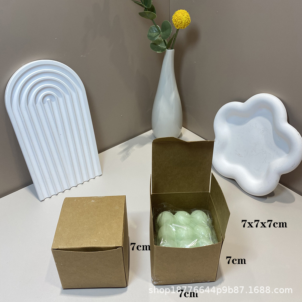 魔方香薰蜡烛生日伴手礼ins几何蜡烛拍照道具派对布置摆件详情2