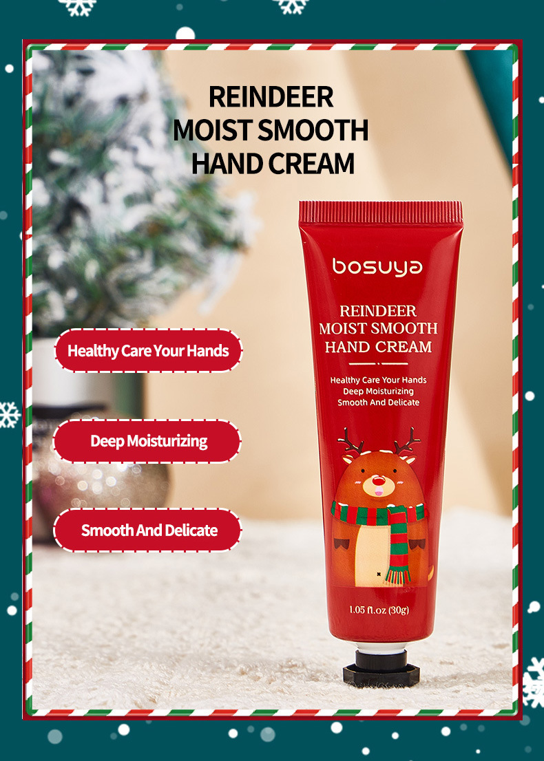 【跨境专供】bosuya圣诞护手霜滋润保湿补水秋冬防干裂护手霜批发详情10
