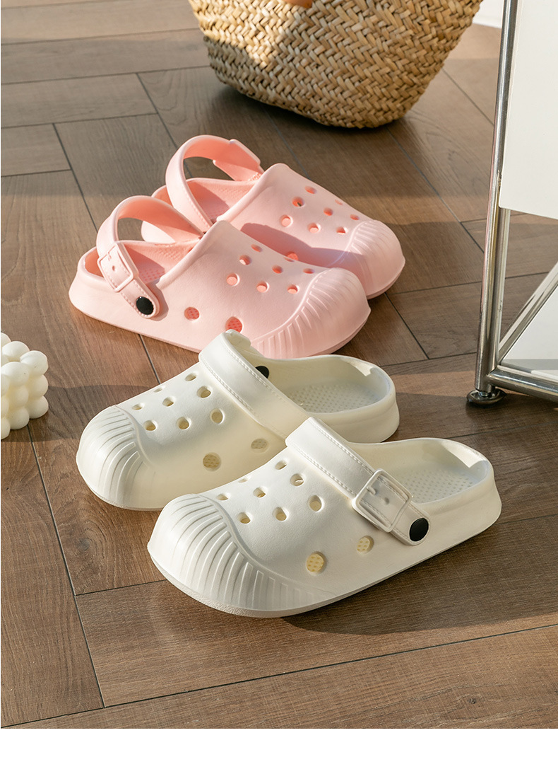 洞洞鞋贝壳头外穿高跟夏漂流增高情侣包头拖鞋厚底男沙滩鞋详情22