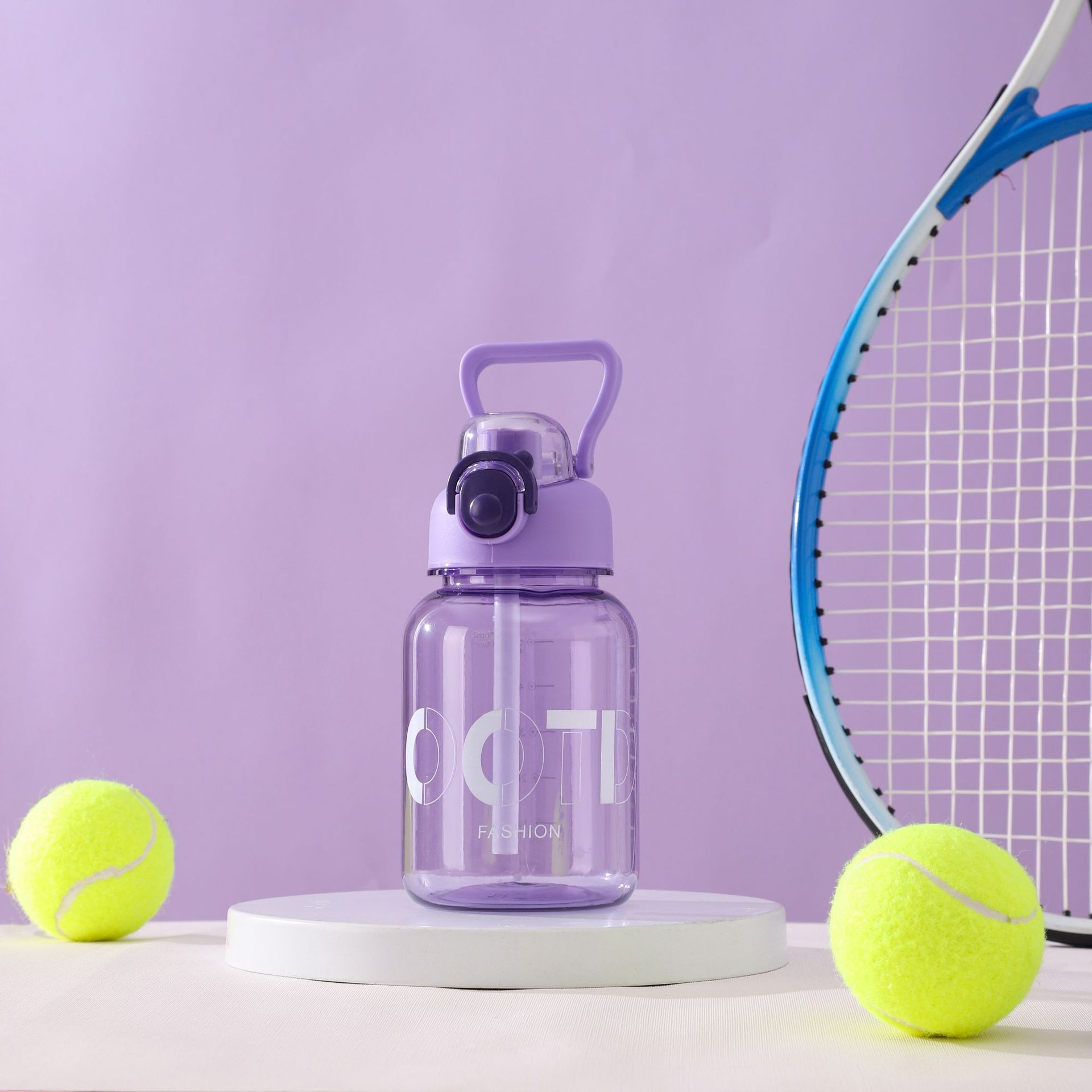 高颜值塑料水杯日本随行杯塑料茶漏水杯ins风简约随手杯详情29