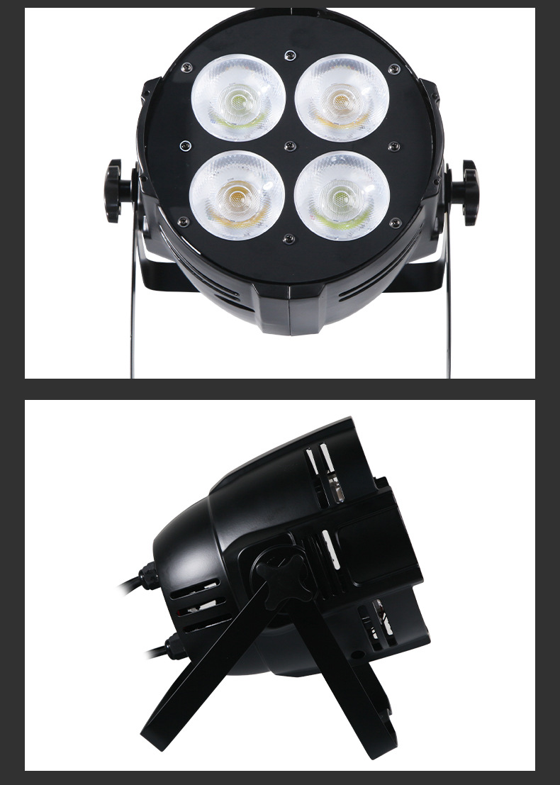 Stage lighting: 200W four-eye face light, LED full-power fill light, COB par light, wedding performance audience light panel pic 20