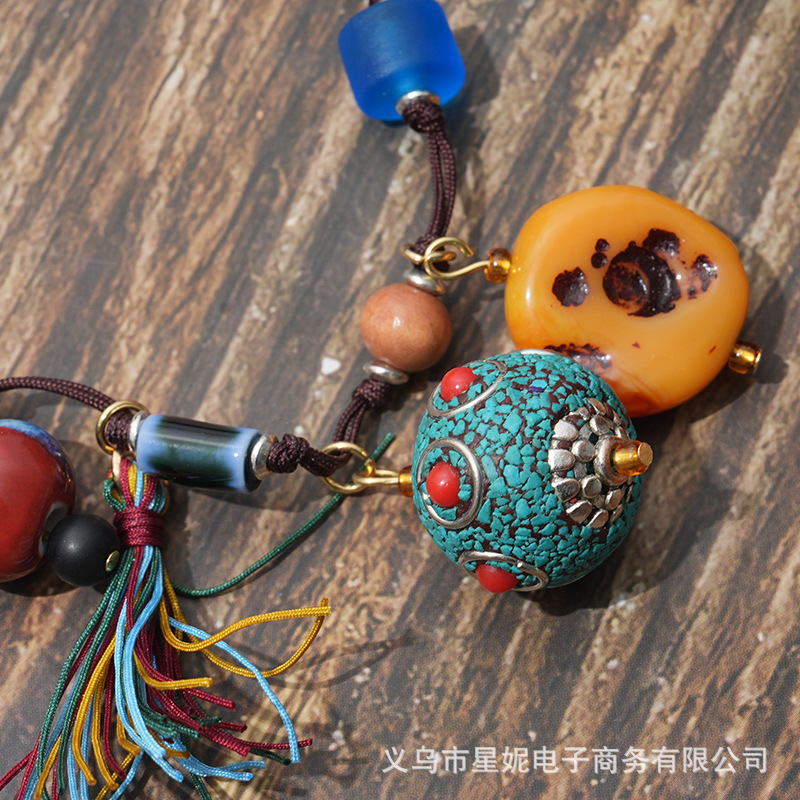 Ethnic style, Bohemian style, multi-treasure necklaces, cheongsams, cotton and linen clothes, accessories, collectibles, tassels, necklaces, best-selling wholesale items pic 7
