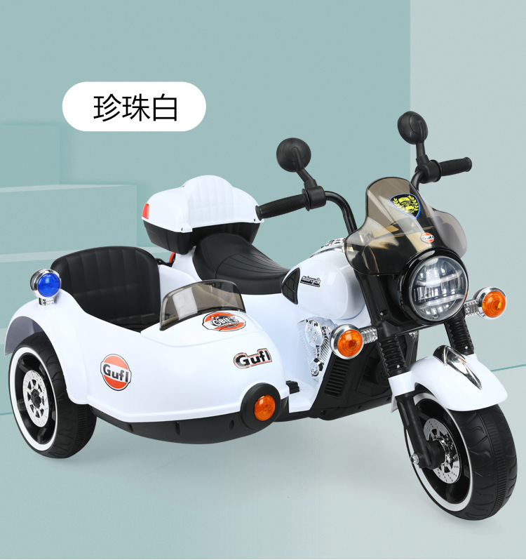 儿童电动摩托车宝宝三轮车小孩大号双人可坐大人充电玩具双驱童车详情24