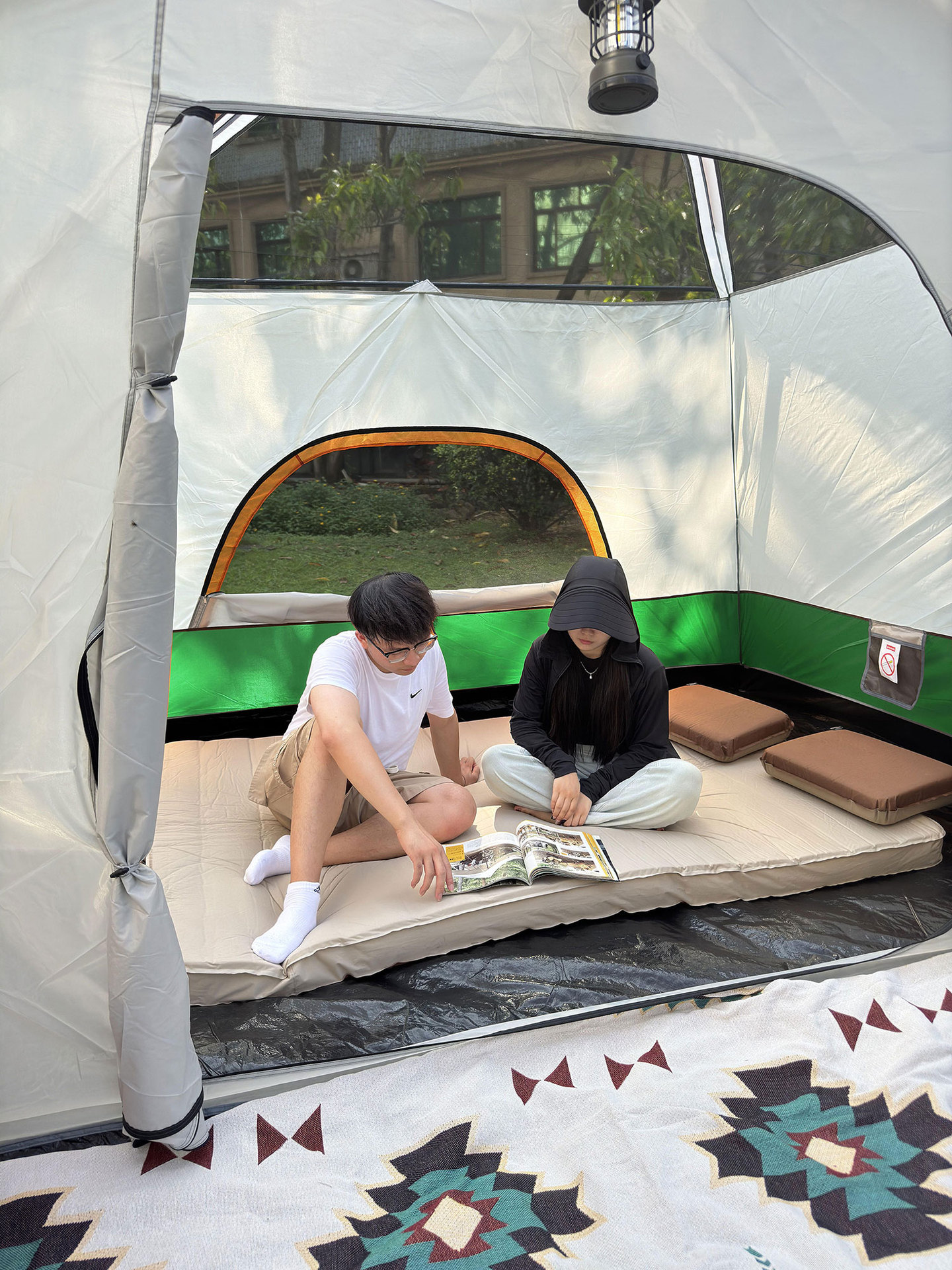 GOFUN096全系列帐篷加厚户外2室一厅防晒防水3-12人野营露营帐篷详情22