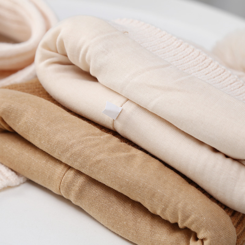 源头货源秋冬儿童帽子男孩小熊毛线帽女童针织加棉保暖宝宝帽子详情9