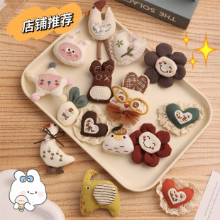 马年挂件小玩偶新年胸针毛绒可爱小马包包挂饰配饰女diy服饰配件详情7