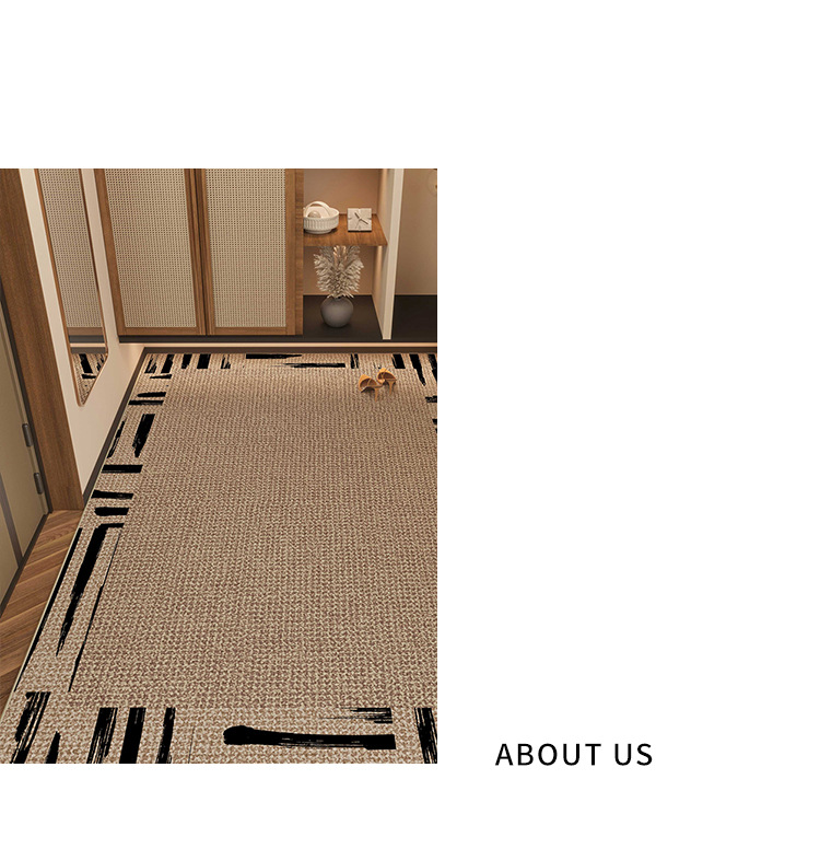 The entrance door mat is dirt-resistant, dust-proof and waterproof. It is a large area of sisal imitation carpet that can be cut pic 21