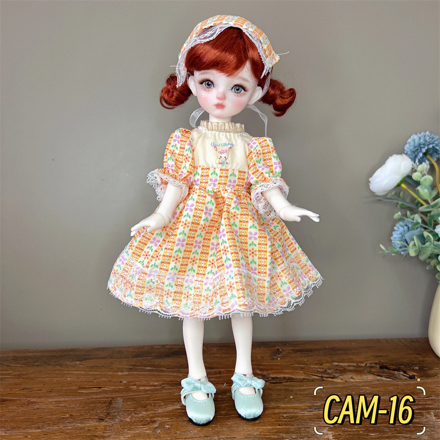 6分BJD玩偶换装衣服30厘米洋娃娃衣服森系可爱卡通洛丽塔裙子详情16