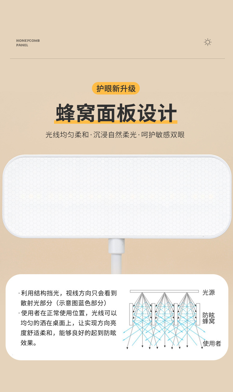 Study-specific desk lamp clips, night lights, dormitory plug-in eye-protecting led bedside reading lights, small gifts for students pic 5