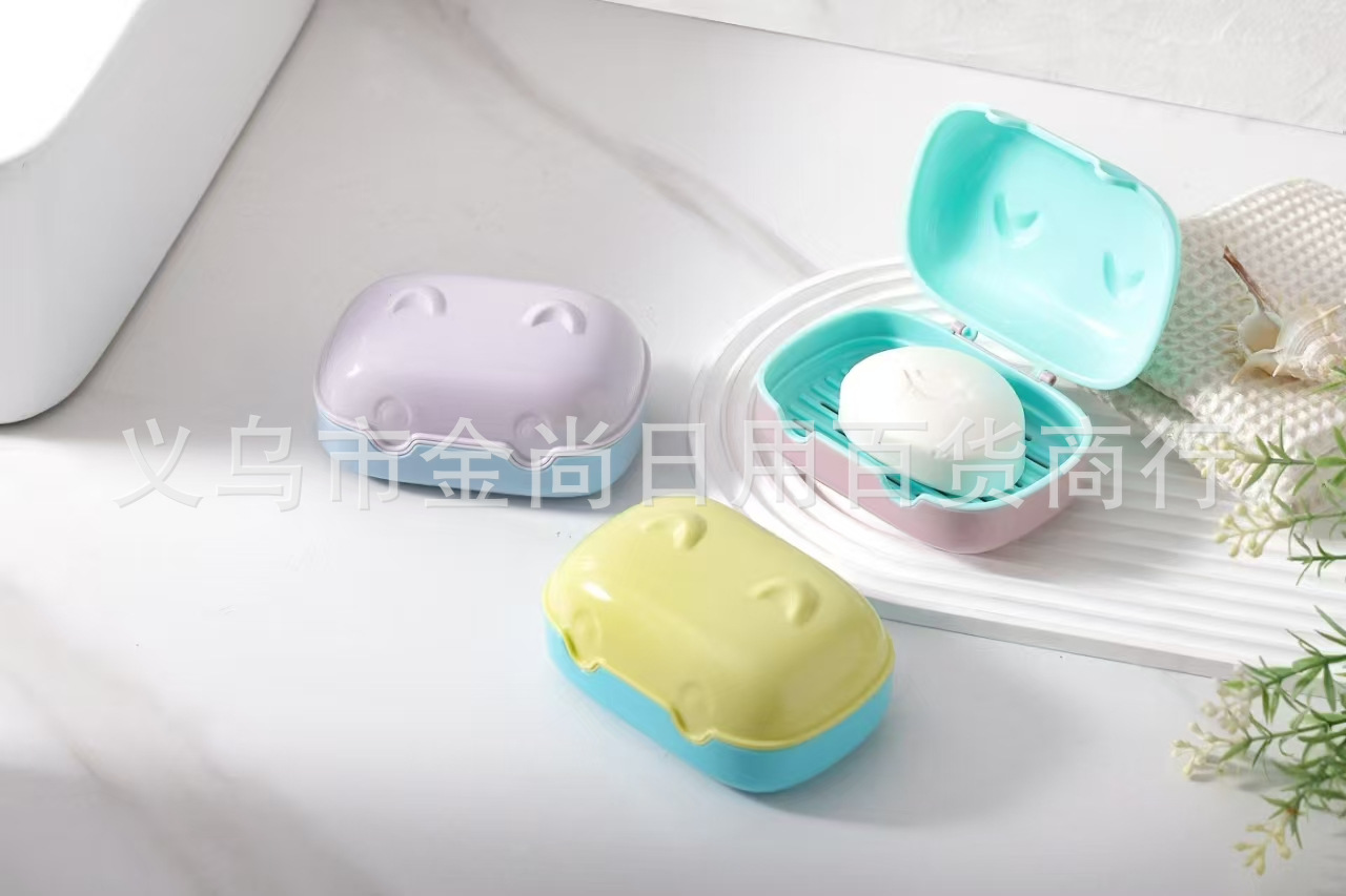 Portable travel soap box, multi-style soap box, plastic bathroom storage box, small soap box, water filter pic 2