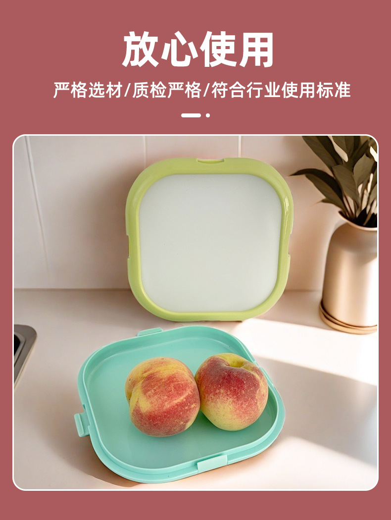 新款果蔬保鲜盒 三明治水果硅胶保鲜盒可冷藏便携式餐盒保鲜盒 pic 4