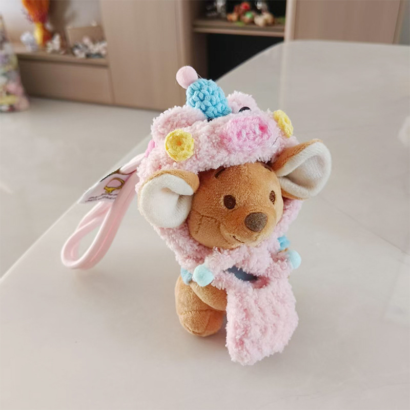 Creative little bean figurines, plush pendants, keychains, cute bags, hanging decorations, accessories, birthday gifts, claw machine dolls pic 5
